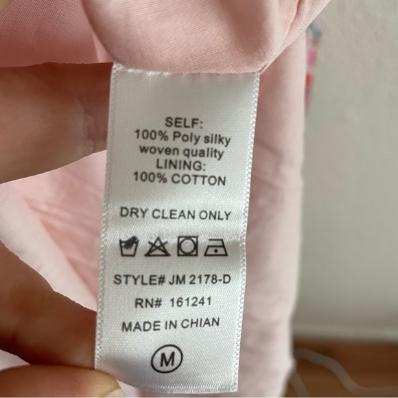 J. Marie Claire Floral Print Bow Square Neck Sleeveless Midi Tiered Dress - Picture 8 of 8